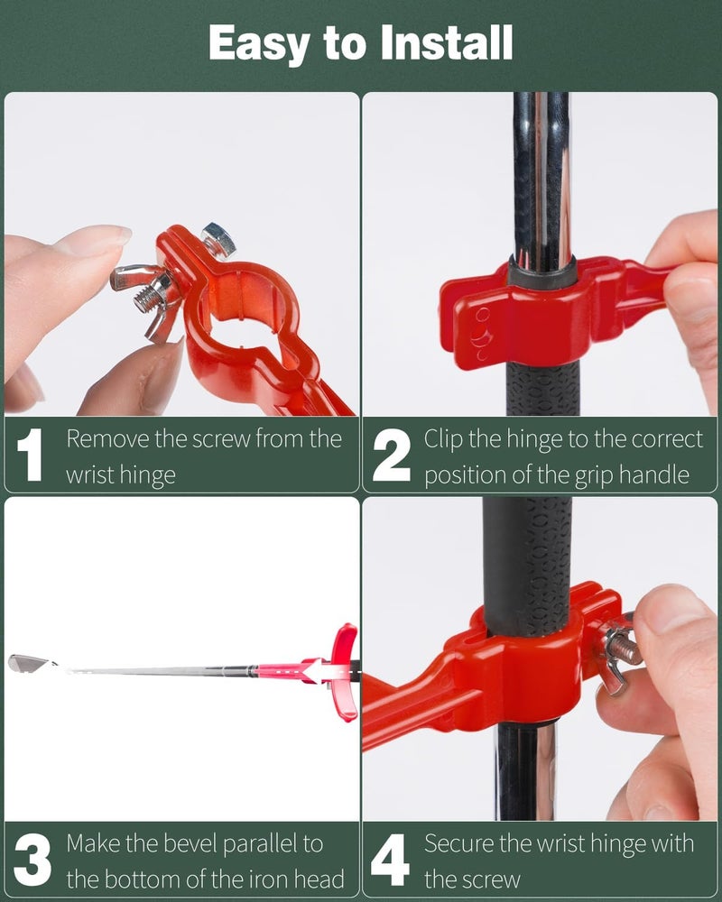 GreenHaven Golf Training Wrist Hinge Golf Swing Training Aid Swing Correcting Trainer Tool for Golfers Beginners Arm Elbow Posture Teaching Accessory for Golf Club Practice - Image 5